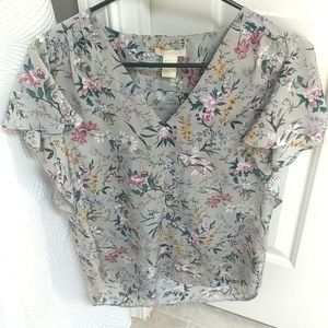 H&M floral blouse